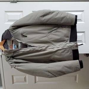 Columbia Men's omni heat winter jacket, large, khaki